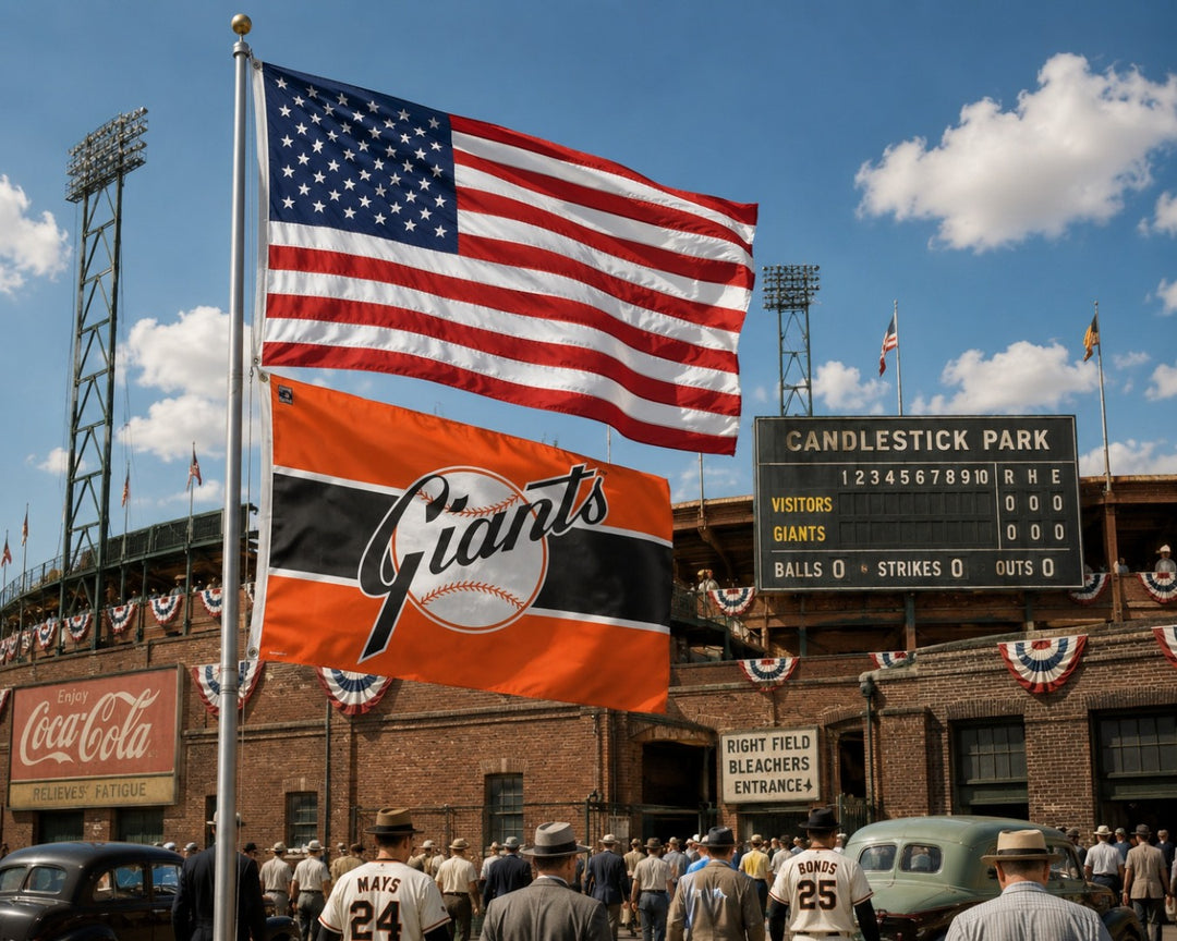 San Francisco Giants Vintage Throwback 3x5 Flag heartlandflags