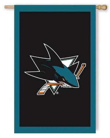 San Jose Sharks 2 Sided NHL Banner heartlandflags