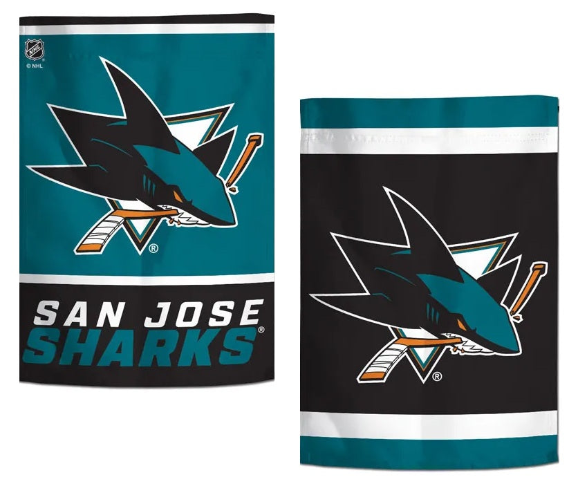 San Jose Sharks Garden Flag 2 Sided Hockey heartlandflags