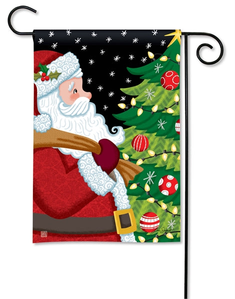 Santa Approved Christmas Garden Flag 2 Sided heartlandflags