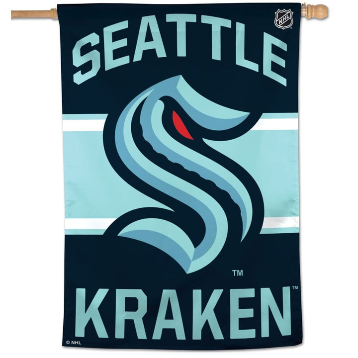 Seattle Kraken Banner Logo House Flag heartlandflags