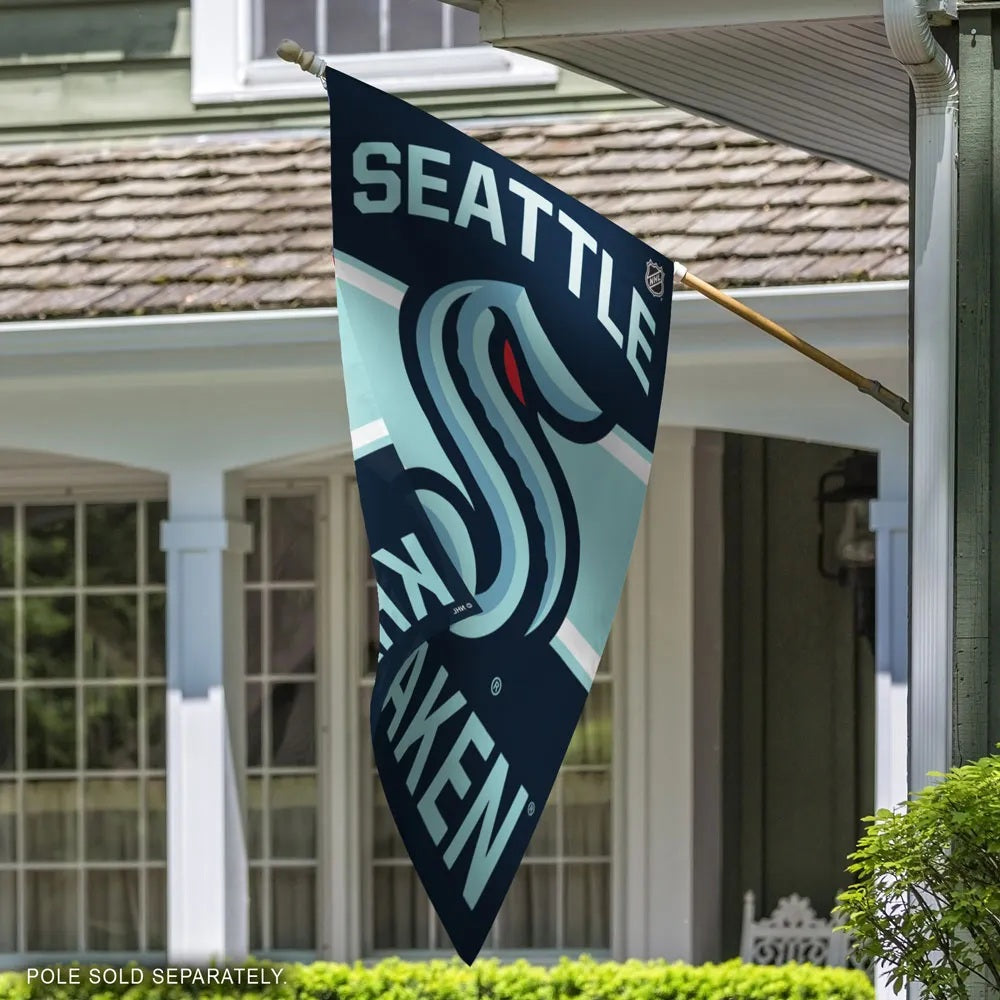 Seattle Kraken Banner Single Sided heartlandflags