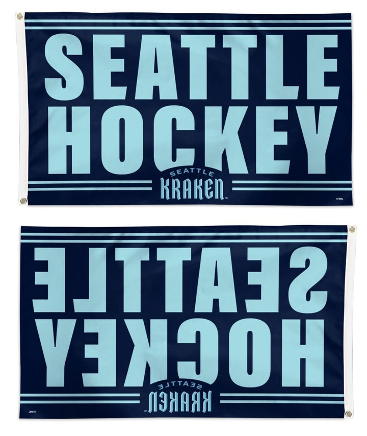 Seattle Kraken Flag 3x5 Hockey Slogan heartlandflags