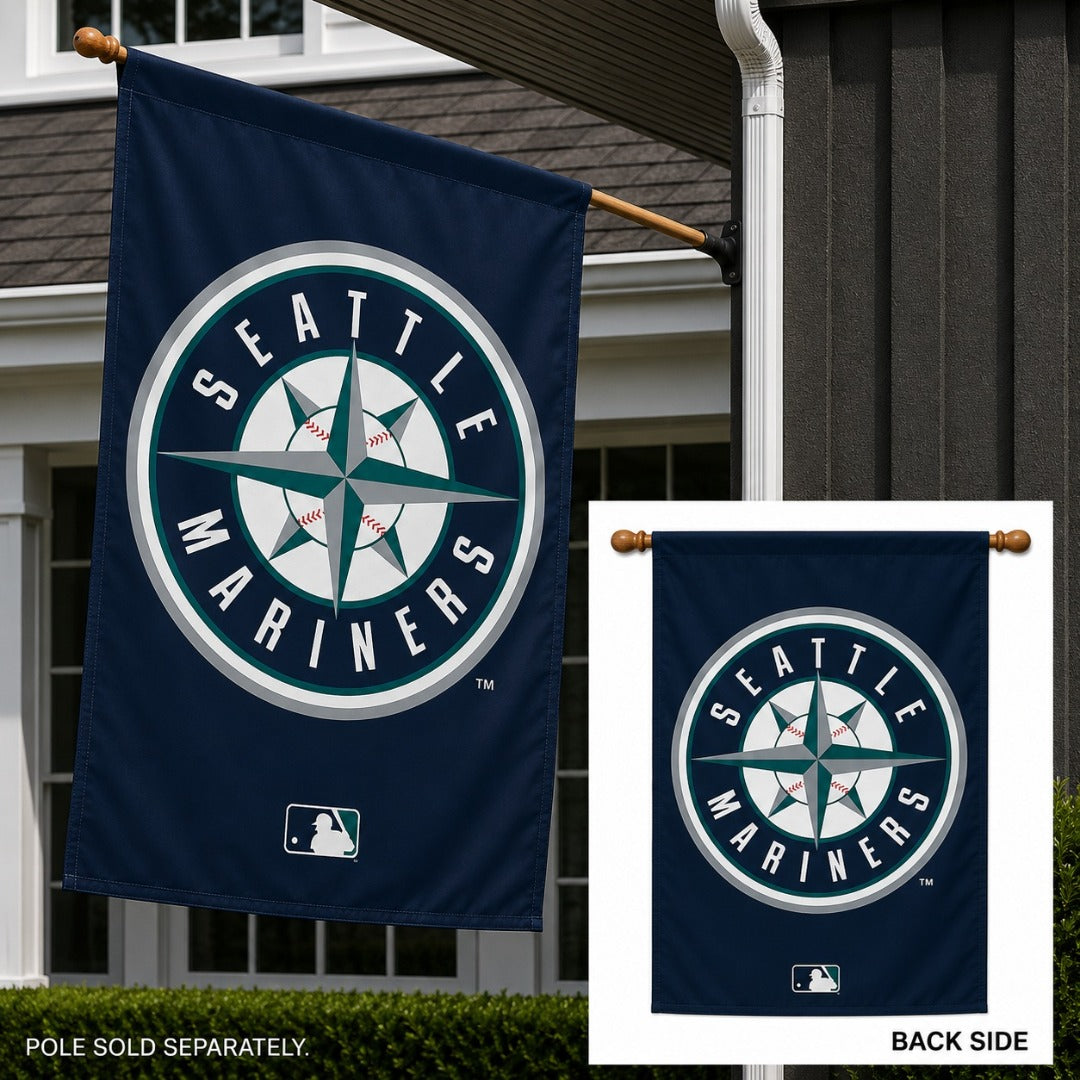 Seattle Mariners 2 Sided Banner heartlandflags