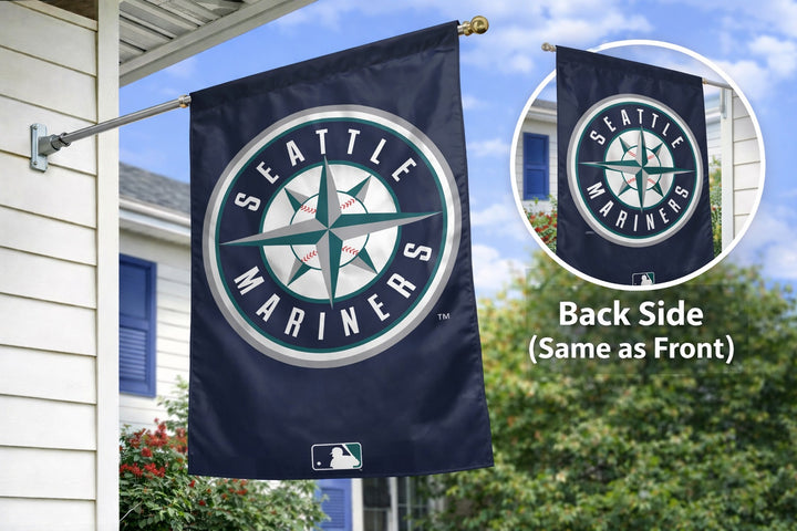 Seattle Mariners 2 Sided Banner heartlandflags