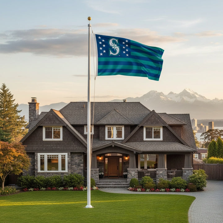 Seattle Mariners Americana 3x5 Flag heartlandflags