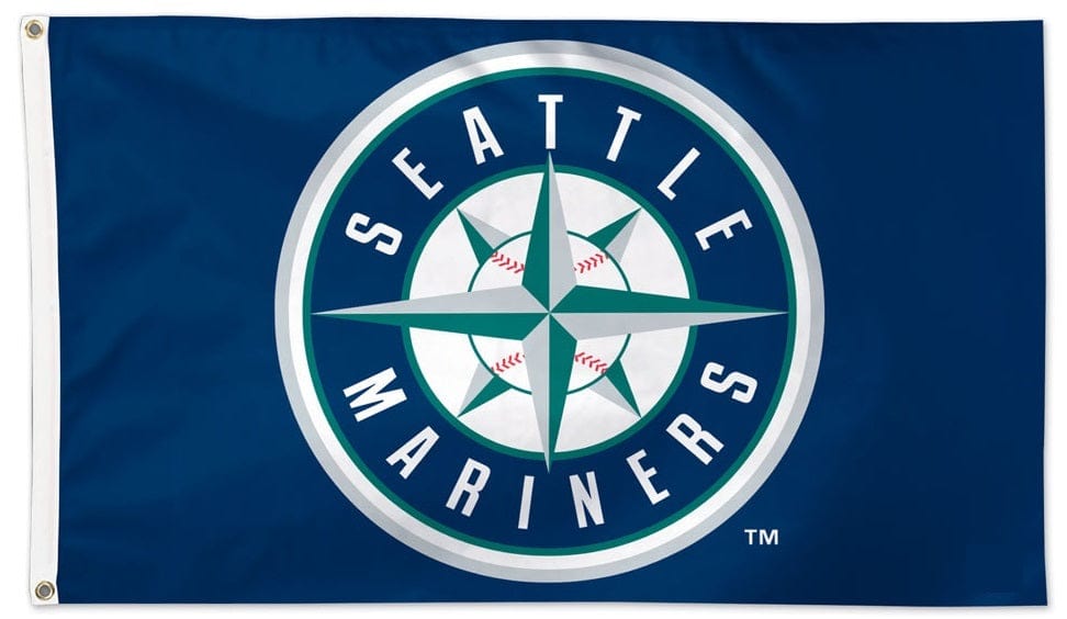 Seattle Mariners Flag 3x5 Alternate Logo 2 Sided heartlandflags