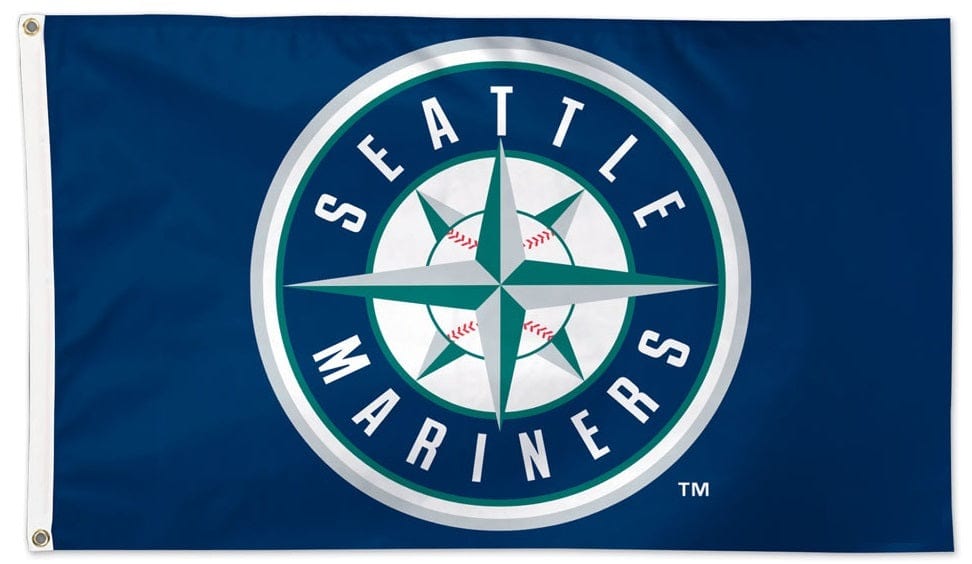 Seattle Mariners Flag 3x5 Logo heartlandflags