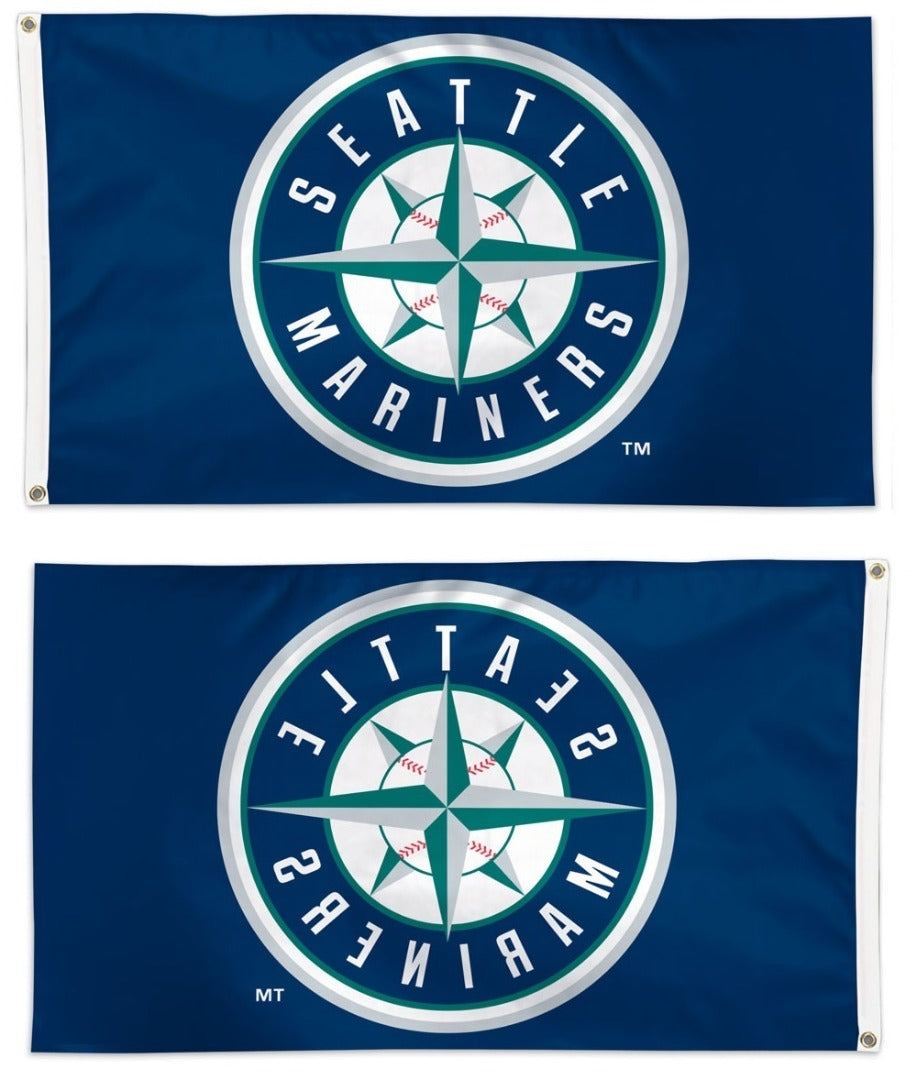 Seattle Mariners Flag 3x5 Logo heartlandflags
