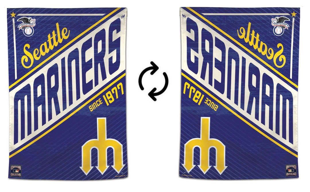 Seattle Mariners Flag Cooperstown Throwback House Banner heartlandflags