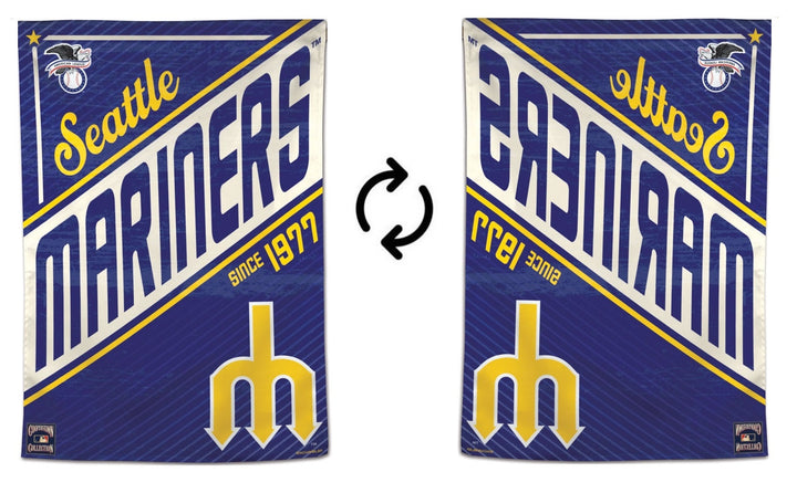 Seattle Mariners Flag Cooperstown Throwback House Banner heartlandflags