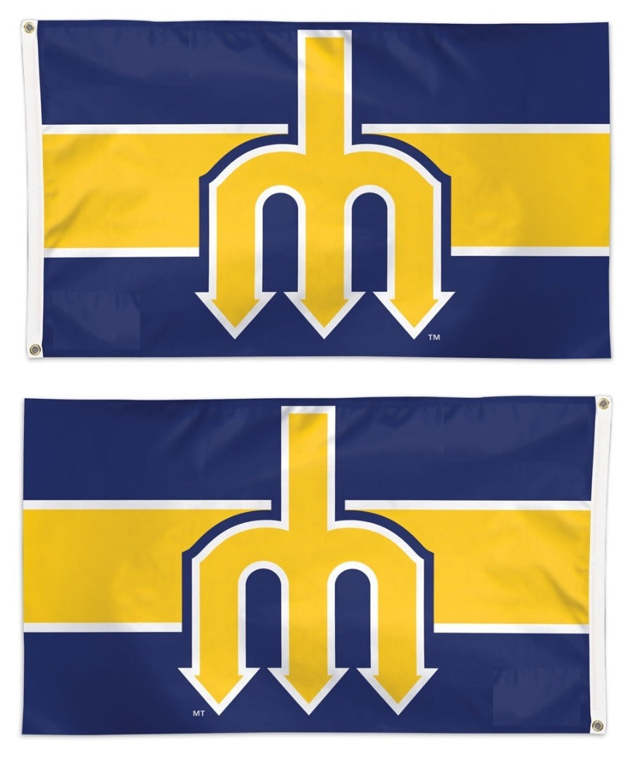 Seattle Mariners Retro Throwback 3x5 Flag heartlandflags