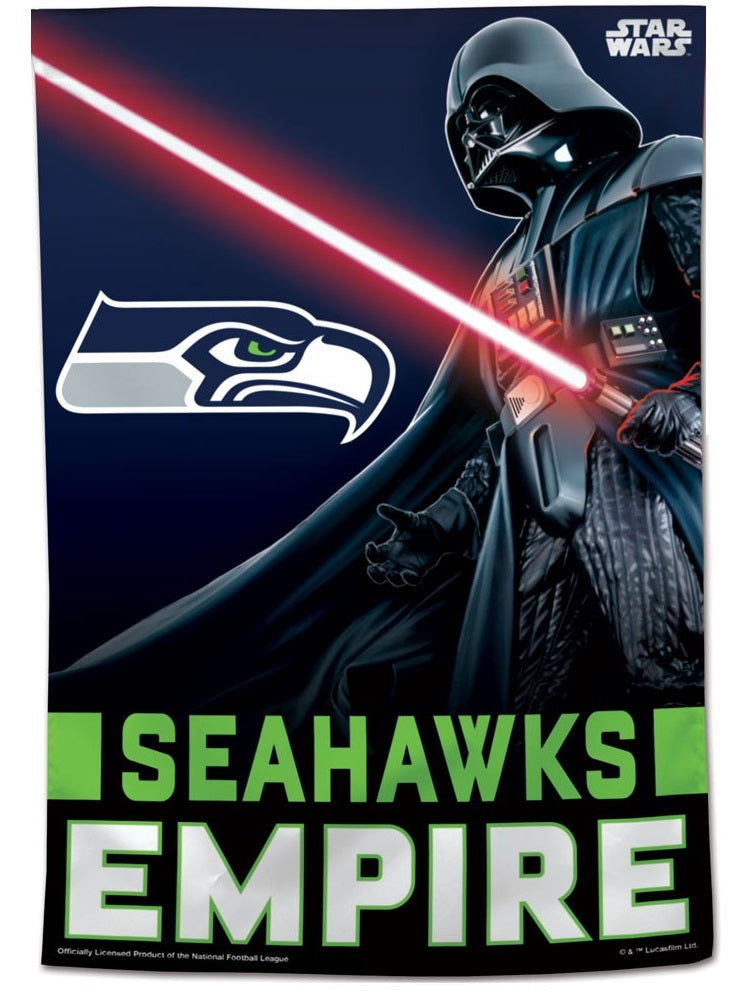 Seattle Seahawks Empire Banner Star Wars heartlandflags