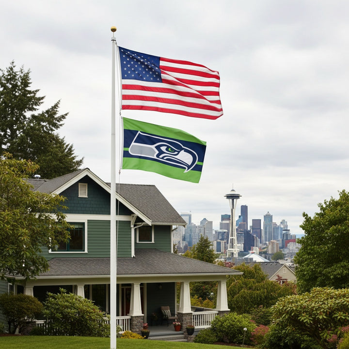 Seattle Seahawks Flag 3x5 Color Rush heartlandflags