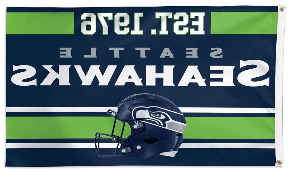 Seattle Seahawks Flag 3x5 Est 1976 heartlandflags