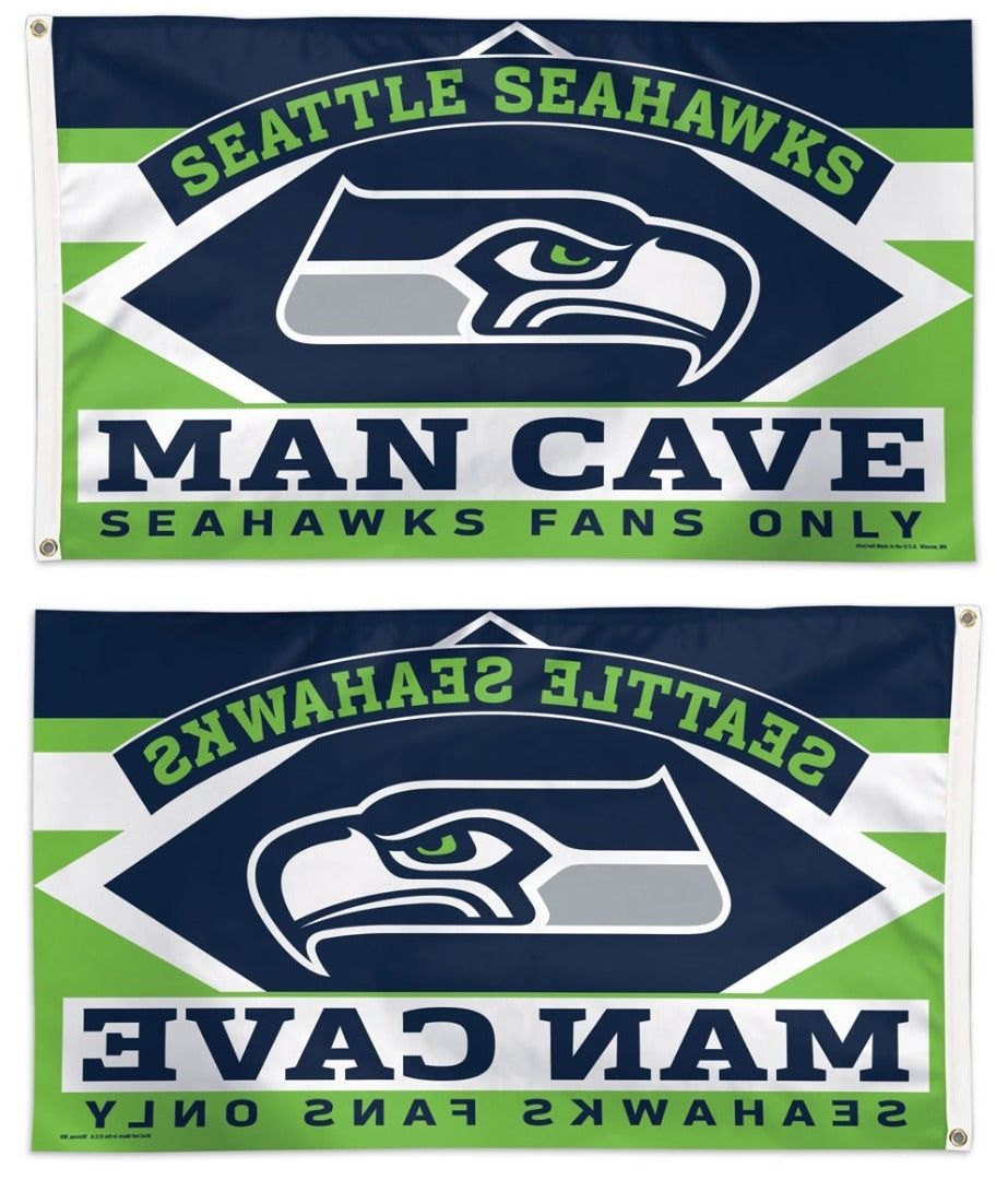 Seattle Seahawks Flag 3x5 Man Cave heartlandflags