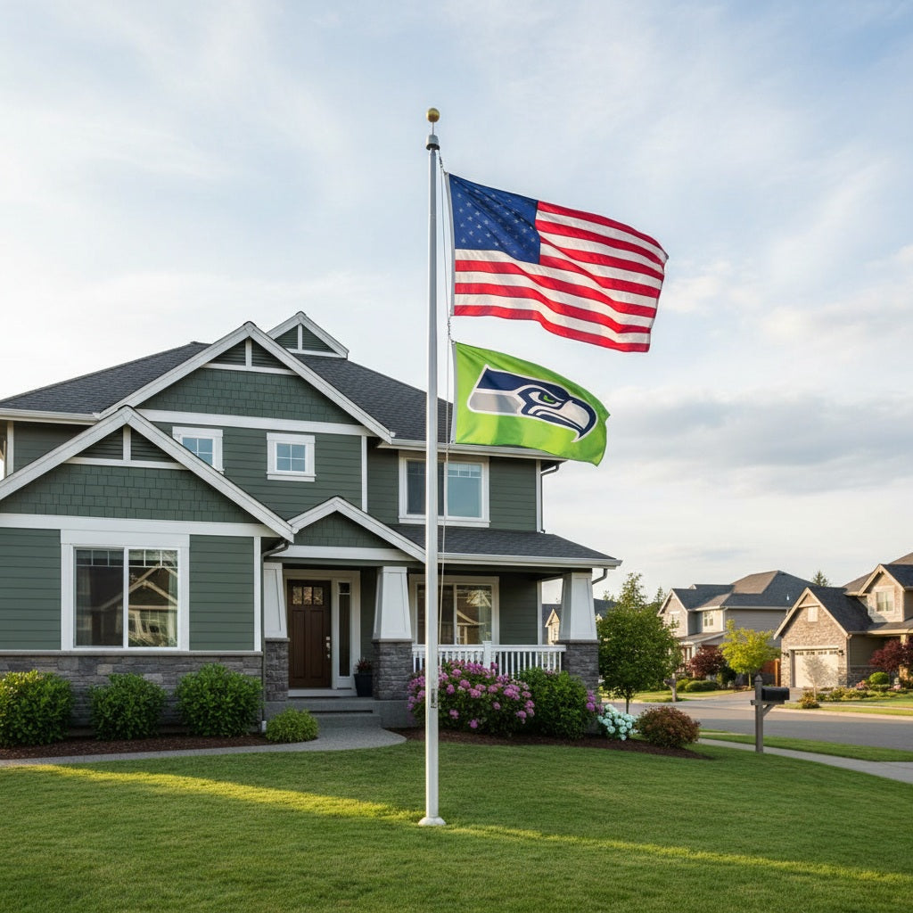 Seattle Seahawks Green 3x5 Flag heartlandflags