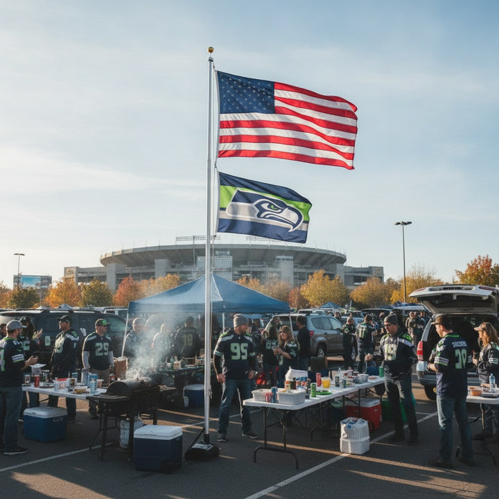 Seattle Seahawks Home Stripe 3x5 Flag heartlandflags