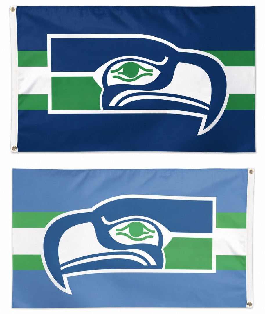 Seattle Seahawks Retro Logo 3x5 Flag heartlandflags