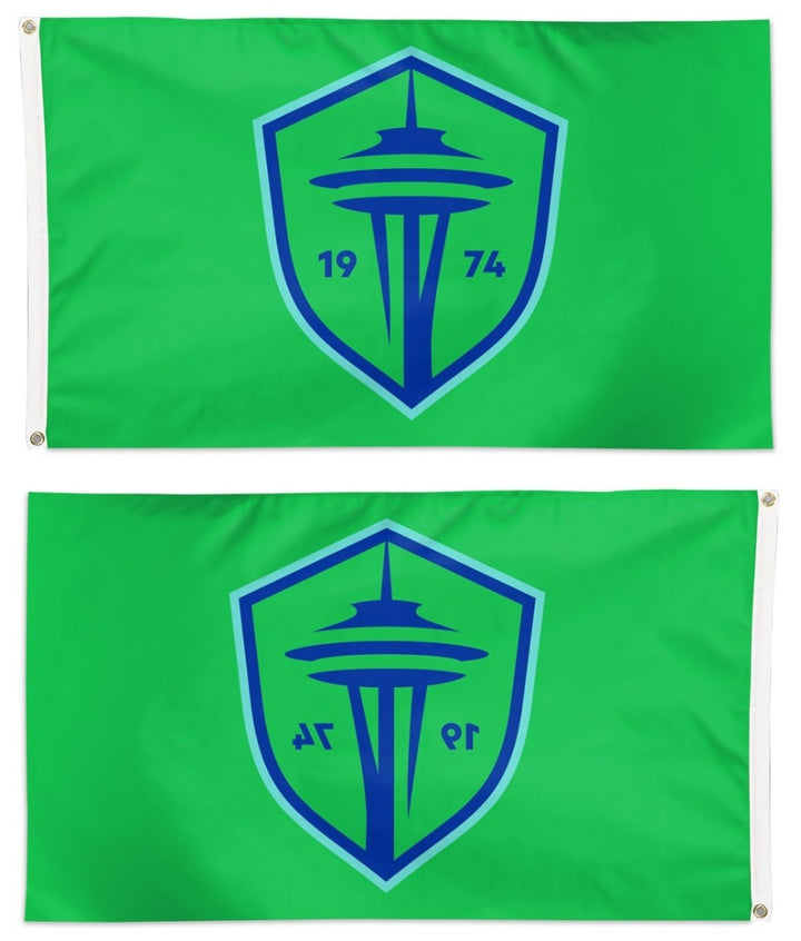 Seattle Sounders Flag 3x5 New Logo heartlandflags