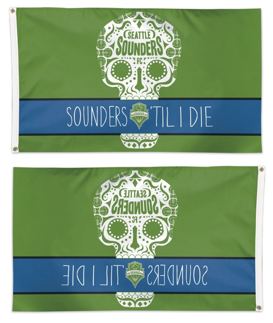 Seattle Sounders Flag 3x5 Till I Die MLS Soccer heartlandflags