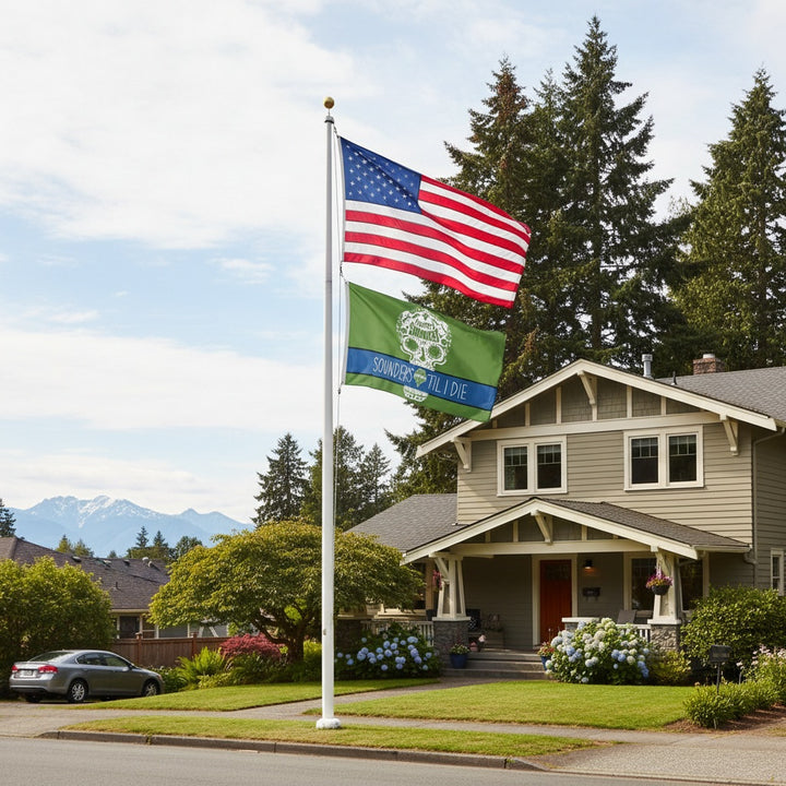 Seattle Sounders Flag 3x5 Till I Die MLS Soccer heartlandflags