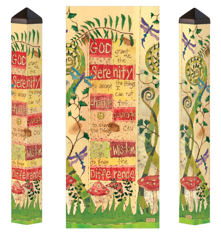 Serenity Prayer Art Pole 40 Inches heartlandflags