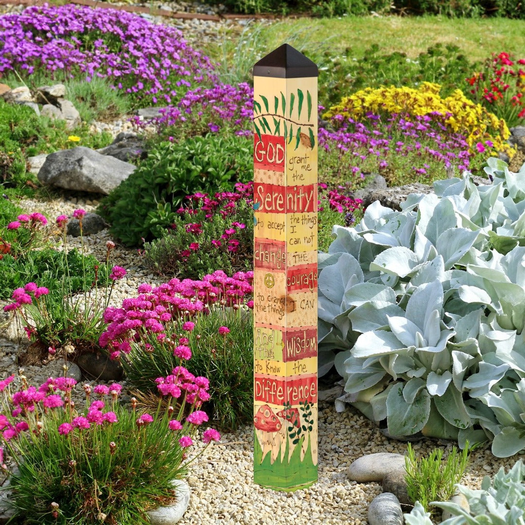 Serenity Prayer Art Pole 40 Inches heartlandflags