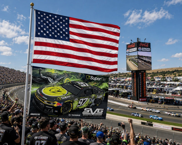 Shane Van Gisbergen SuperFile 3x5 Flag heartlandflags