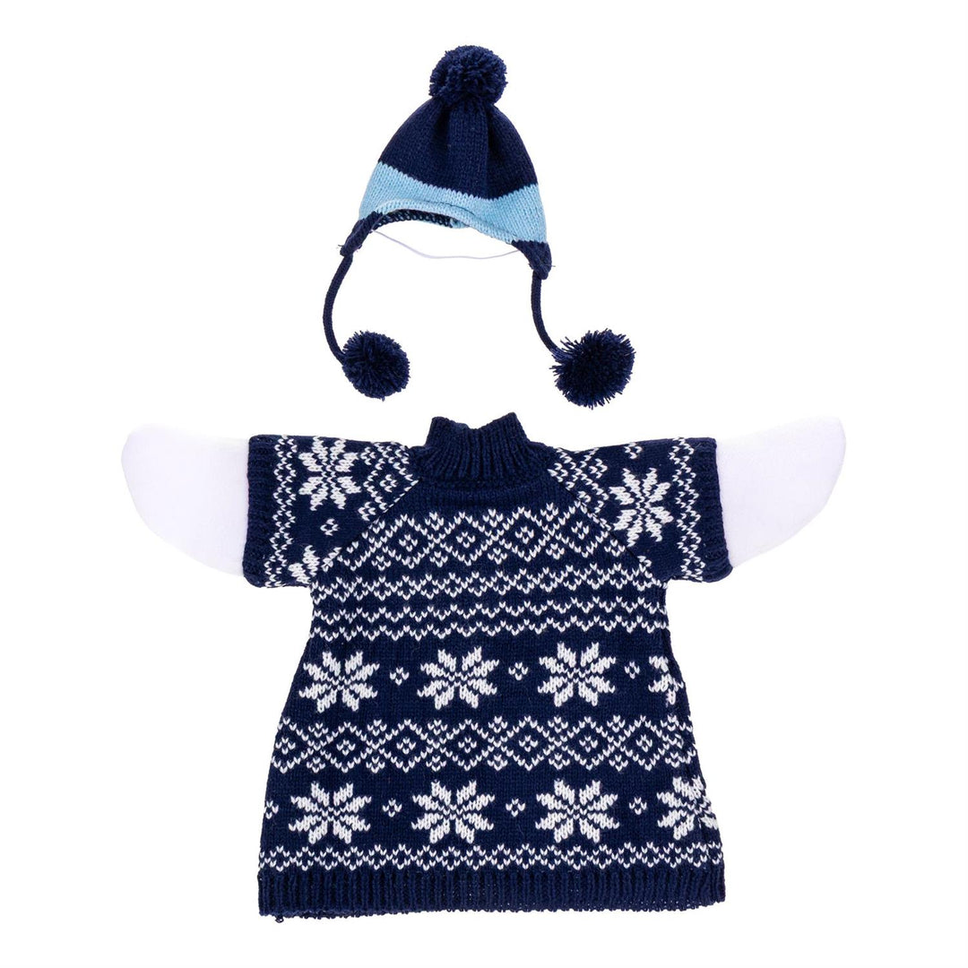 Snowflake Sweater Porch Goose Outfit heartlandflags