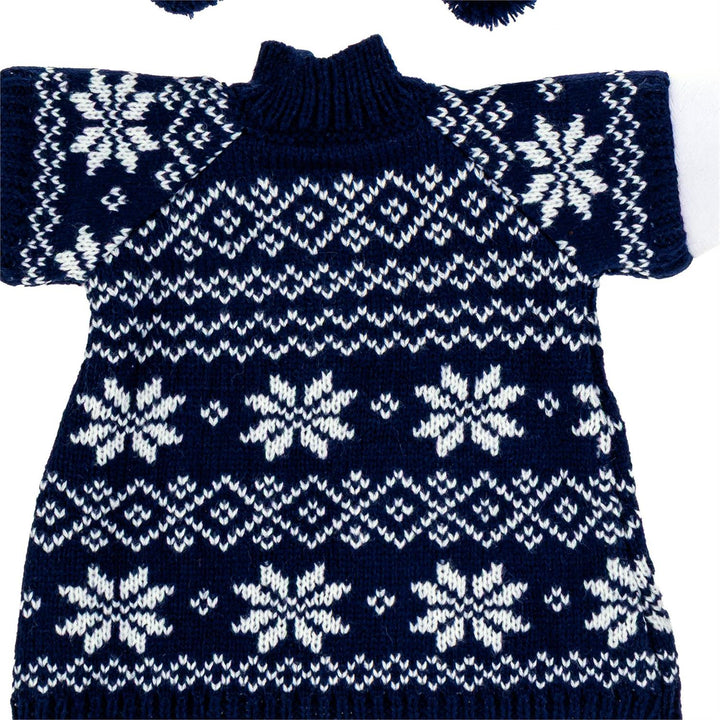 Snowflake Sweater Porch Goose Outfit heartlandflags