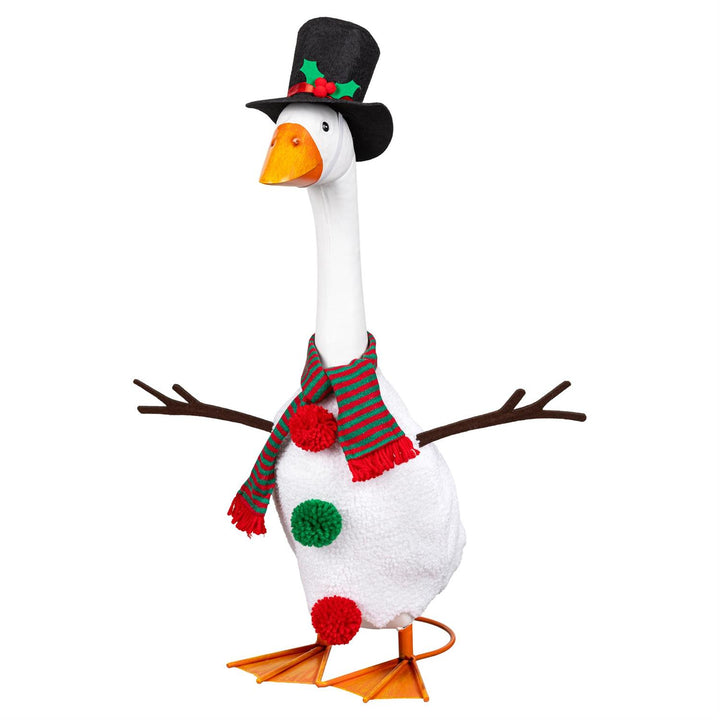 Snowman Porch Goose Outfit heartlandflags