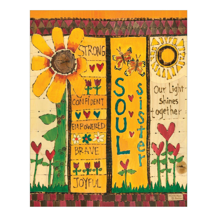 Soul Sister Art Pole 20 Inches Tall heartlandflags