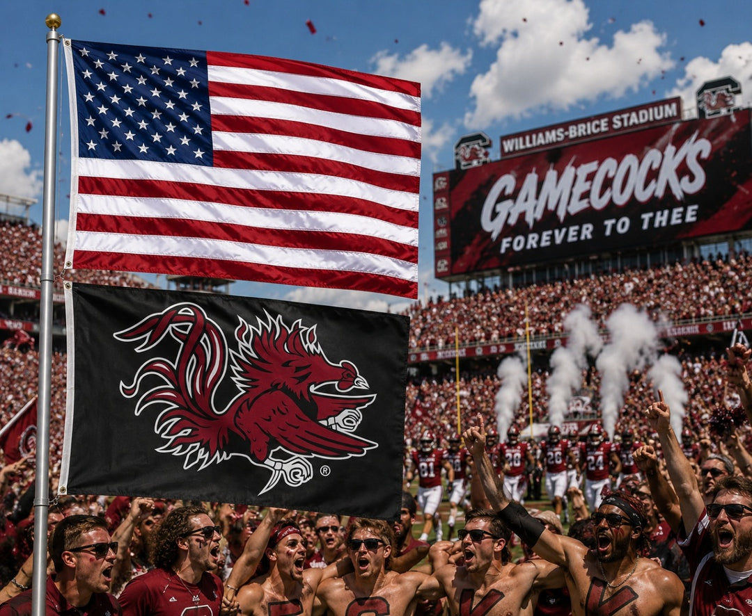 South Carolina 2 Sided 3x5 Black Flag heartlandflags