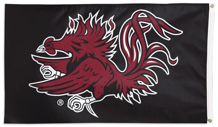 South Carolina Gamecocks Flag 3x5 Logo Black heartlandflags