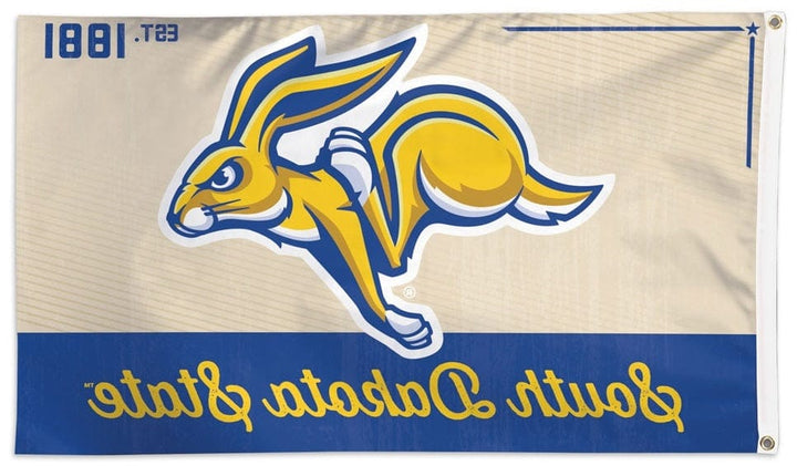 South Dakota State Flag 3x5 Jackrabbits Vintage heartlandflags