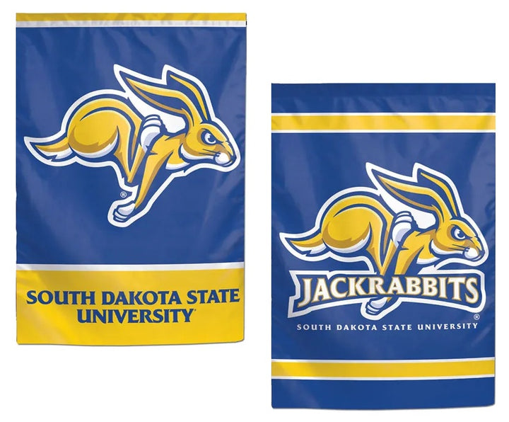 South Dakota State University Jackrabbits Garden Flag 2 Sided SDSU heartlandflags