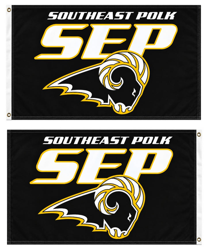 Southeast Polk Rams 2 Sided 3x5 Flag heartlandflags