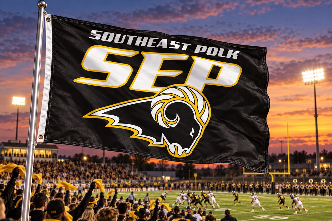 Southeast Polk Rams 2 Sided 3x5 Flag heartlandflags