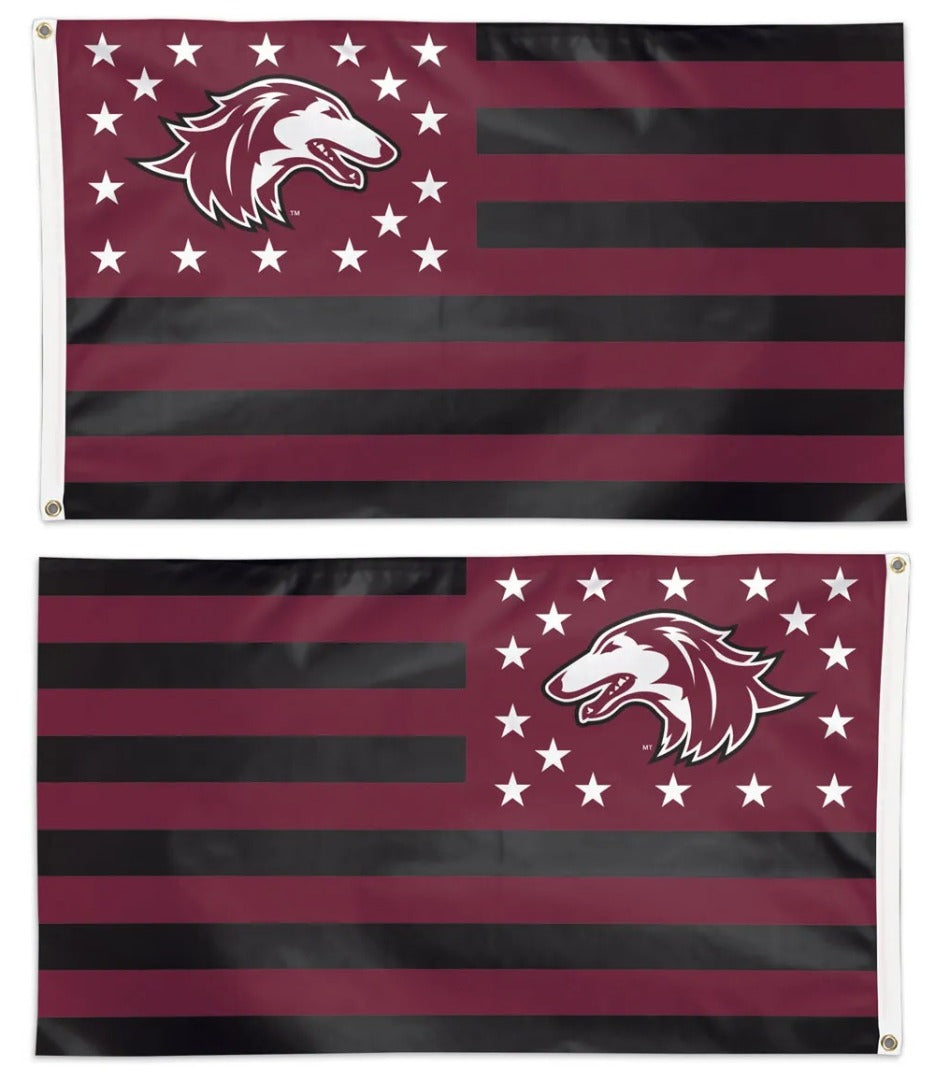 Southern Illinois Salukis Flag 3x5 Americana Stars Stripes heartlandflags