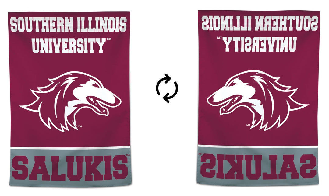 Southern Illinois University Banner Salukis House Flag heartlandflags