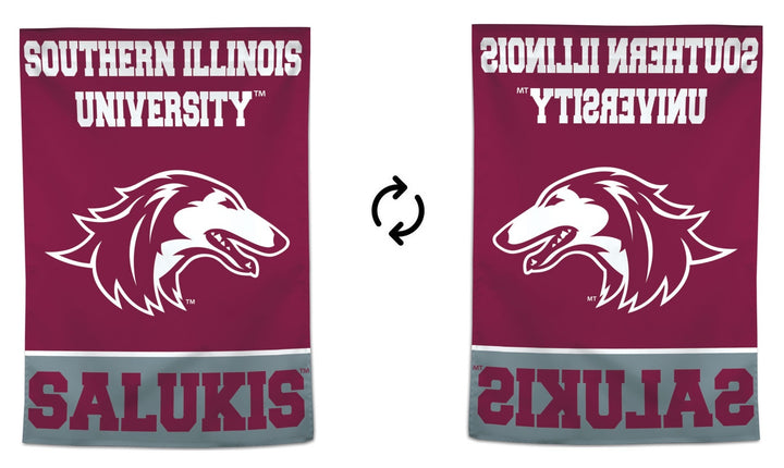 Southern Illinois University Banner Salukis House Flag heartlandflags