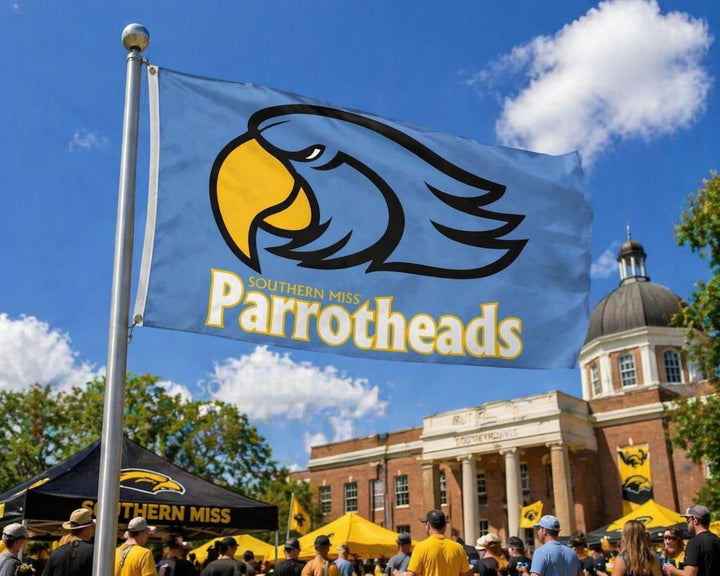 Southern Miss Flag 3x5 Parrotheads Logo heartlandflags