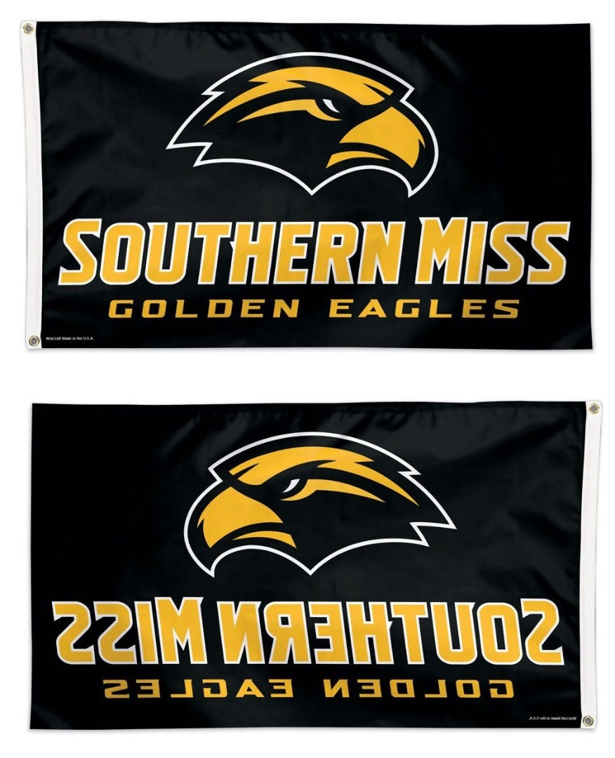 Southern Mississippi Golden Eagles Flag 3x5 Black heartlandflags