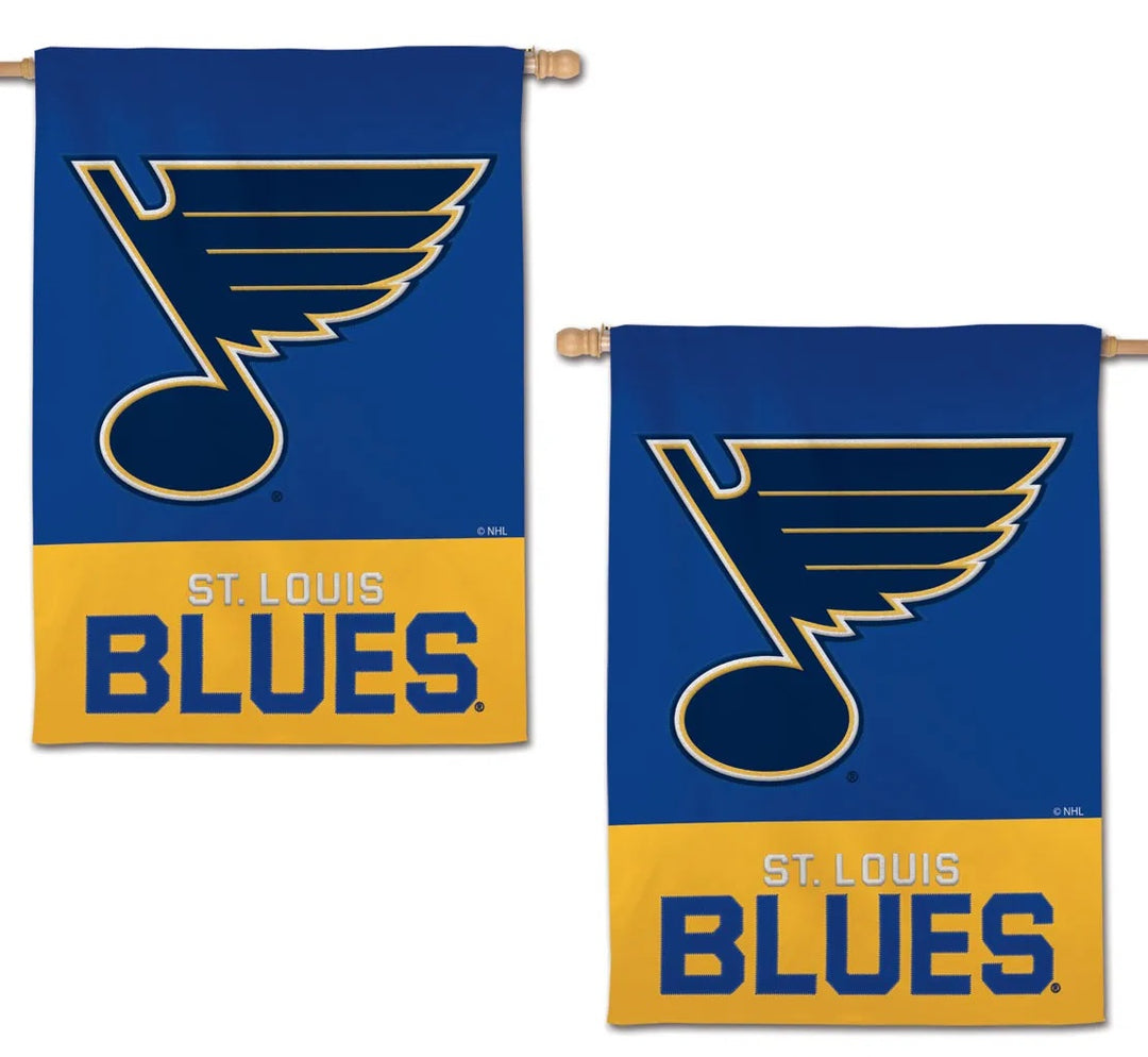 St Louis Blues 2 Sided Embroidered NHL Banner heartlandflags