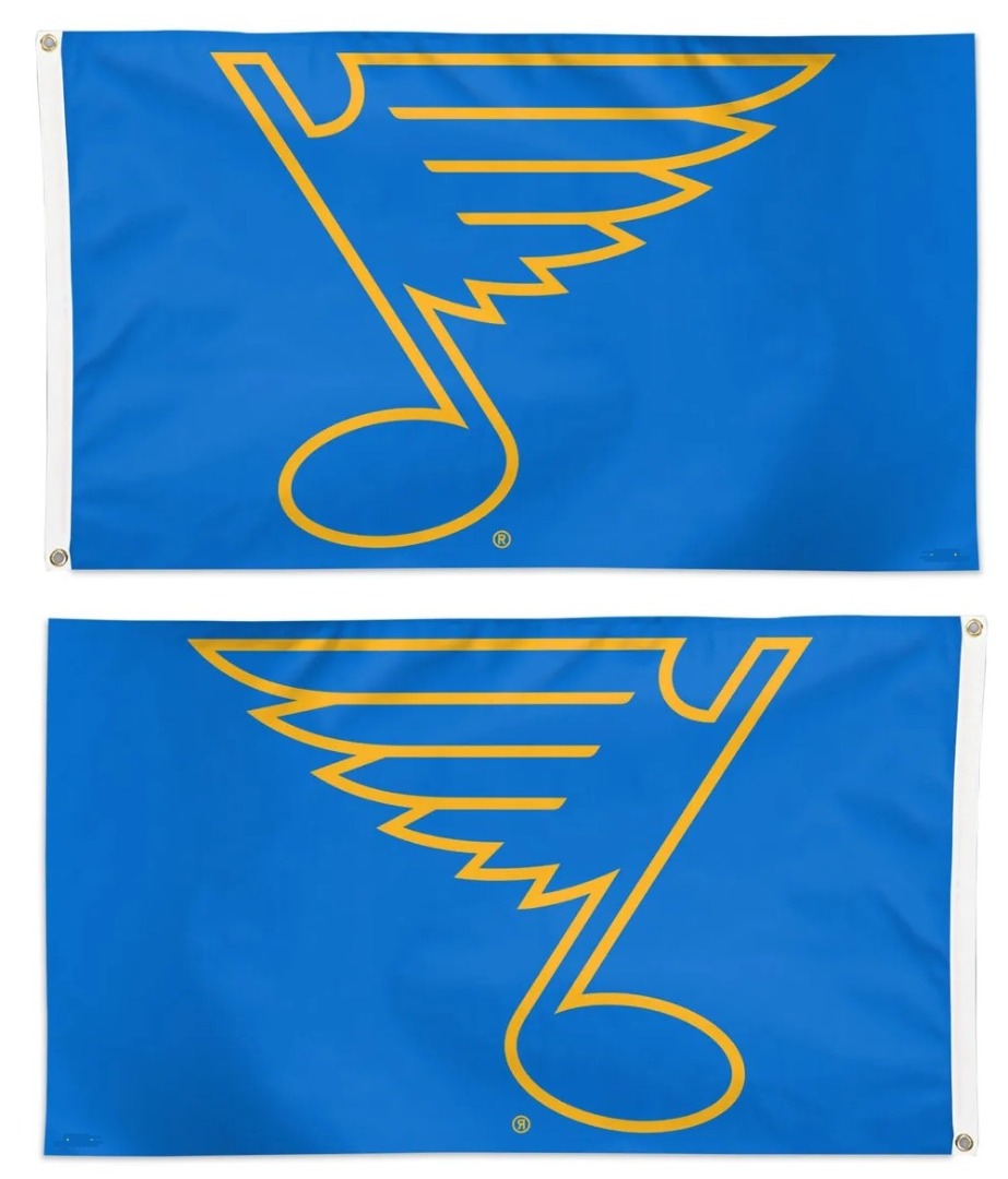 St Louis Blues 3x5 Flag New Logo Blue heartlandflags