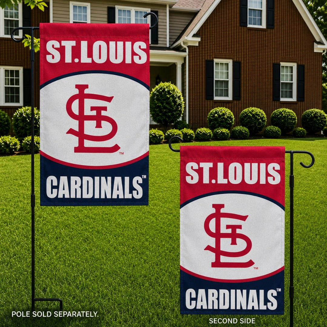 St Louis Cardinals 2 Sided Garden Flag heartlandflags