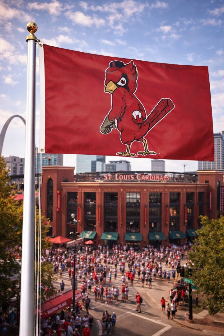 St Louis Cardinals Cooperstown Flag 3x5 Logo heartlandflags