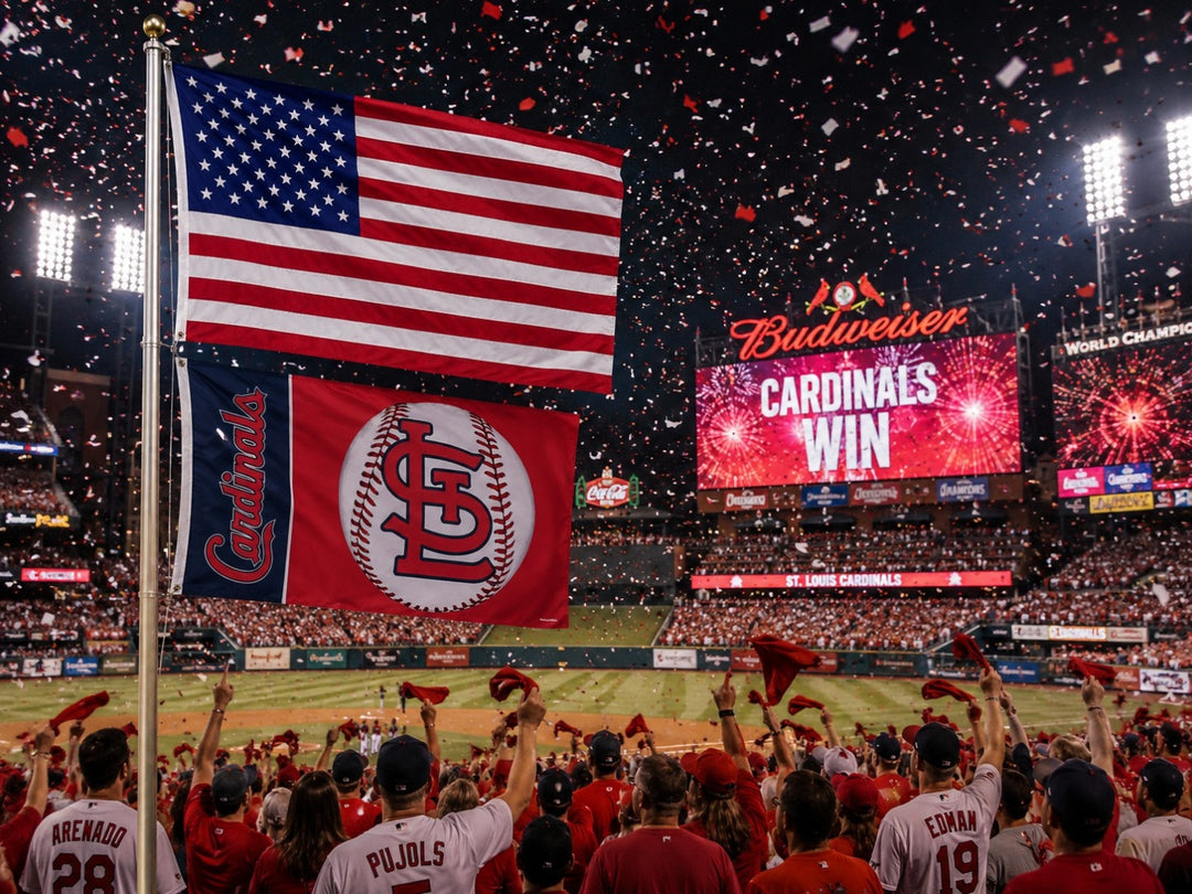 St Louis Cardinals Flag 3x5 Baseball Logo heartlandflags