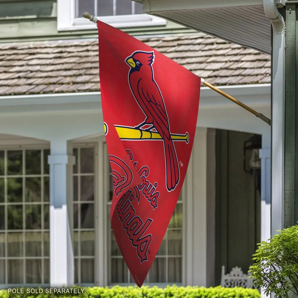 St Louis Cardinals Flag Batting Bird Logo Banner heartlandflags